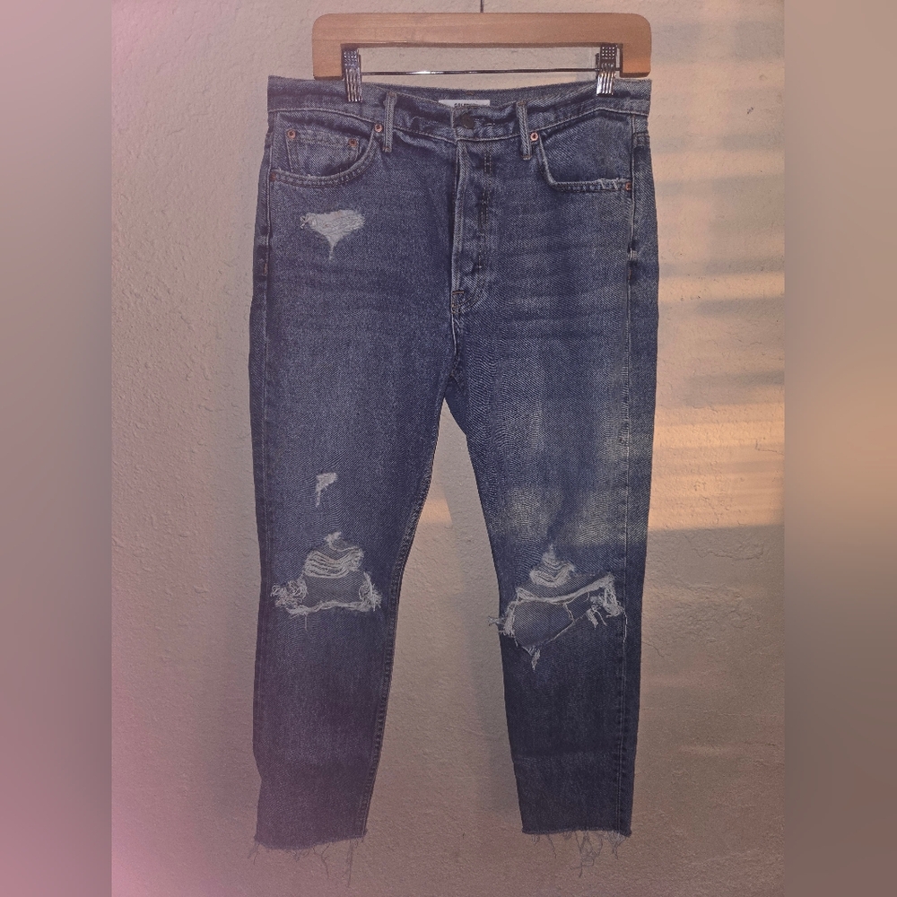 GRLFRND Karolina High Rise Skinny Jeans, Space Between, Size 29